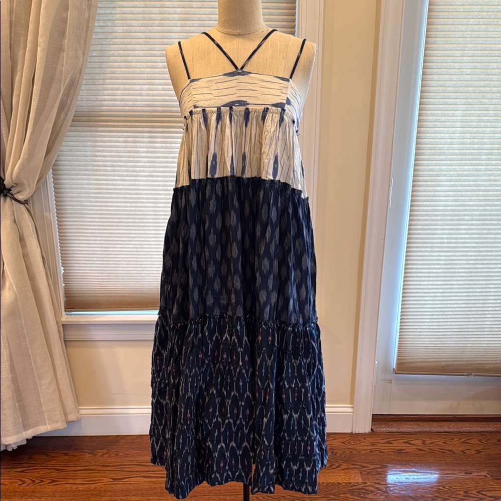 Free People Beautiful Ikat Print Tiered Dress